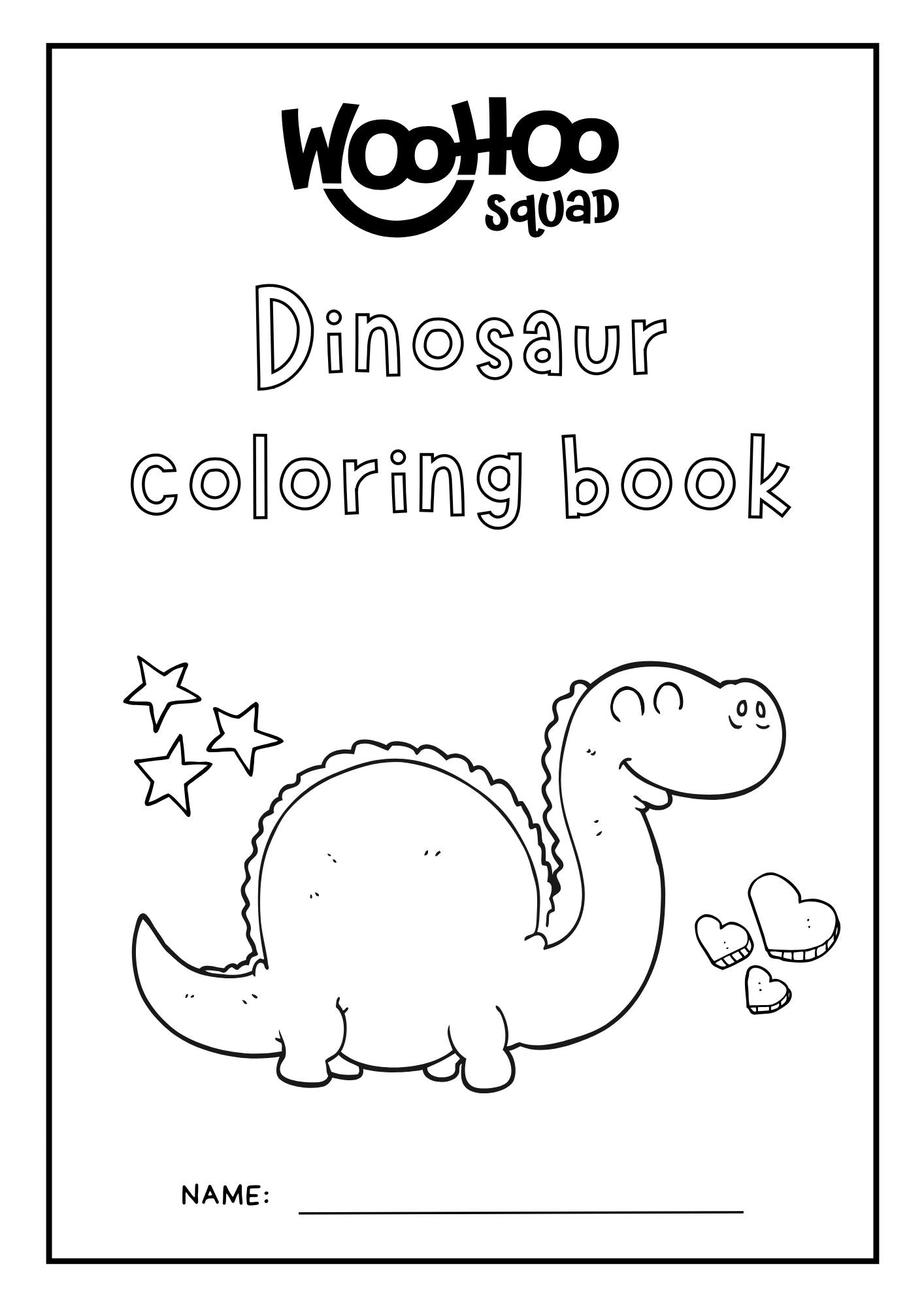 Dinosaur Coloring Book