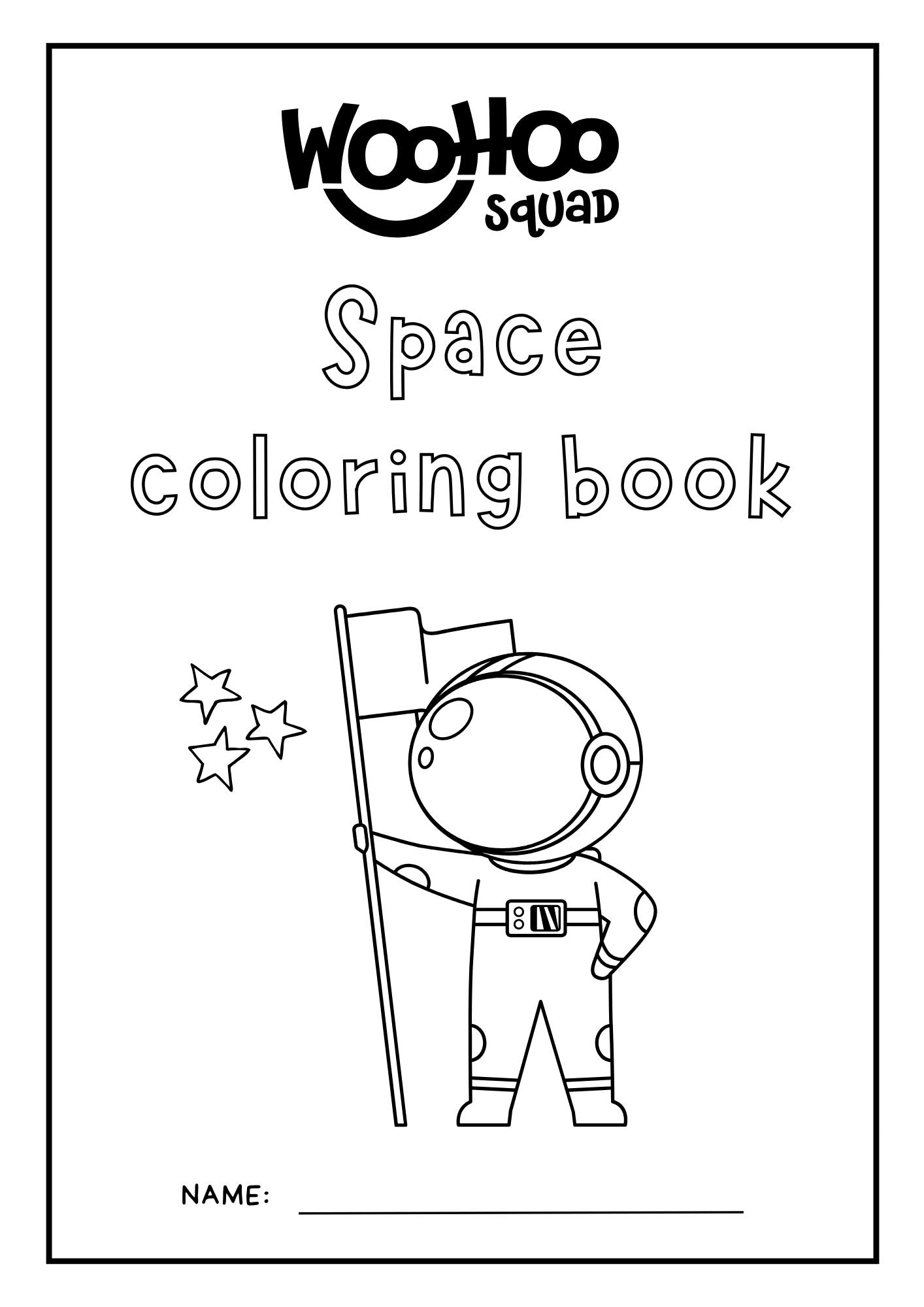 Outer Space Coloring Book