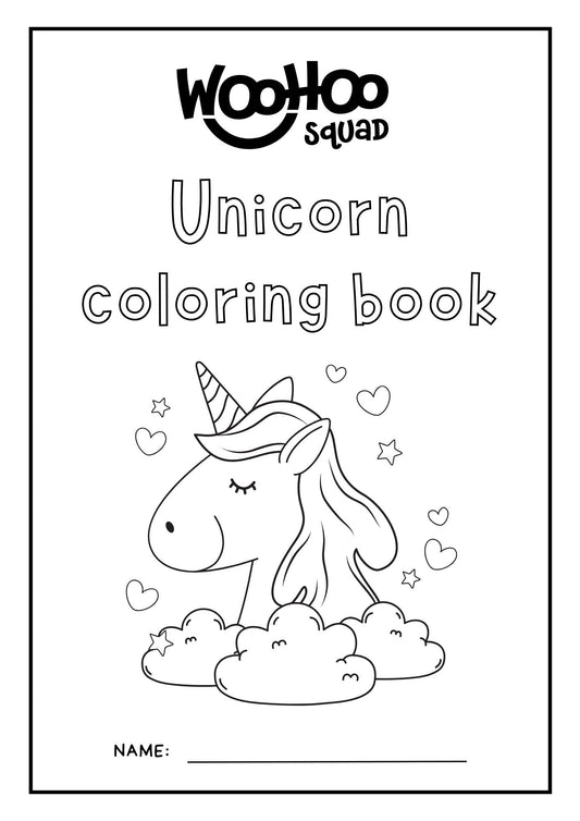 Unicorn Coloring Book